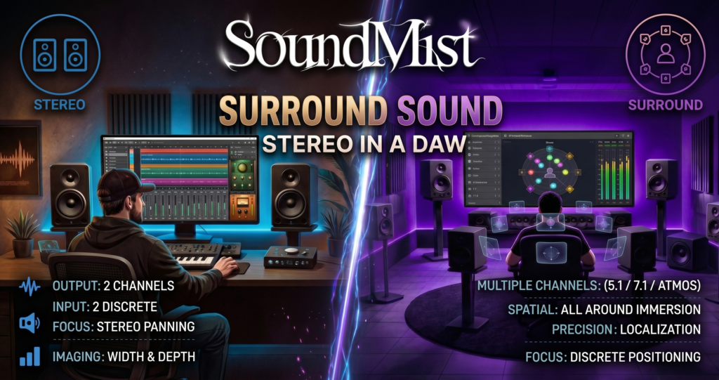 SoundMist Surround vs Stereo SoundMist Surround Sound vs Stereo